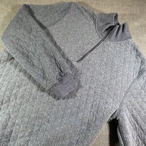 Saks Fifth Avenue Gray Zip Up Sweater